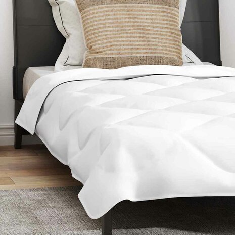 Dekbed met Kussen Anders 2 pcs Wit 135 x 200 cm Microfibre 7