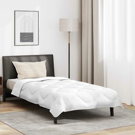 Dekbed met Kussen Anders 2 pcs Wit 155 x 220 cm Microfibre 1