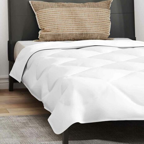 Dekbed met Kussen Anders 2 pcs Wit 155 x 220 cm Microfibre 7