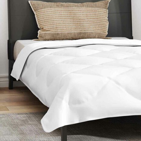 All-season dekbed met kussen 2 pcs Wit 135 x 200 cm Microfibre 7
