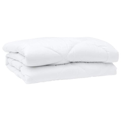 Dekbed met kussen 3 pcs Wit 240 x 220 cm Microfibre 5