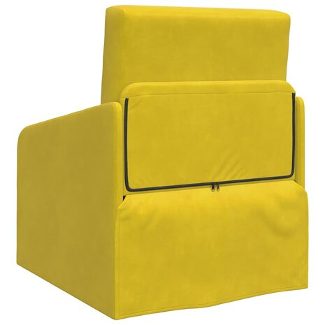 Slaapbank Geel 65 x 80 x 83 cm Fluweel 7