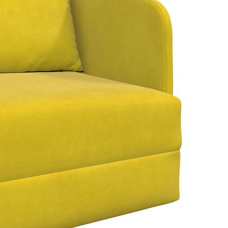Slaapbank Geel 65 x 80 x 83 cm Fluweel 9
