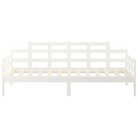 Slaapbank massief grenenhout wit 80x200 cm 5
