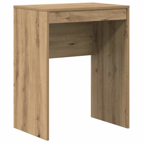 Bureau artisanaal eikenkleurig 60 x 40 x 76 cm Bewerkt hout 2