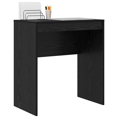 Bureau Zwart eiken 70 x 40 x 76 cm Bewerkt hout 3