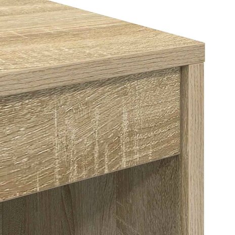 Bureau Sonoma eiken 80 x 40 x 76 cm Bewerkt hout 8