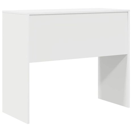Bureau Wit 90 x 40 x 76 cm Bewerkt hout 7