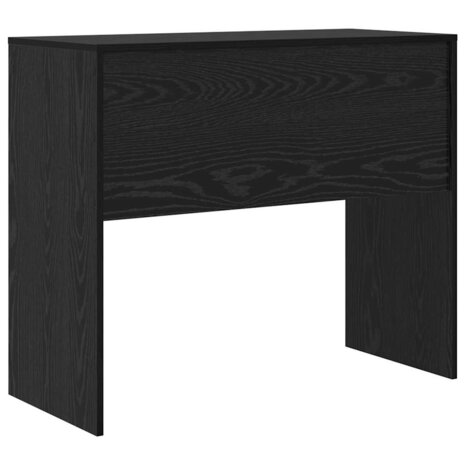 Bureau Zwart eiken 90 x 40 x 76 cm Bewerkt hout 7