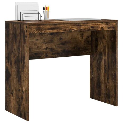 Bureau Gerookt eiken 90 x 40 x 76 cm Bewerkt hout 3