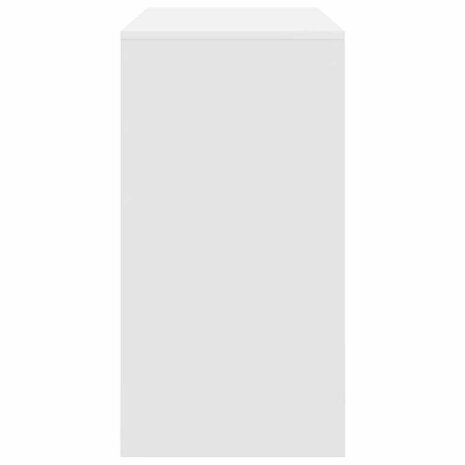 Bureau Wit 100 x 40 x 76 cm Bewerkt hout 6