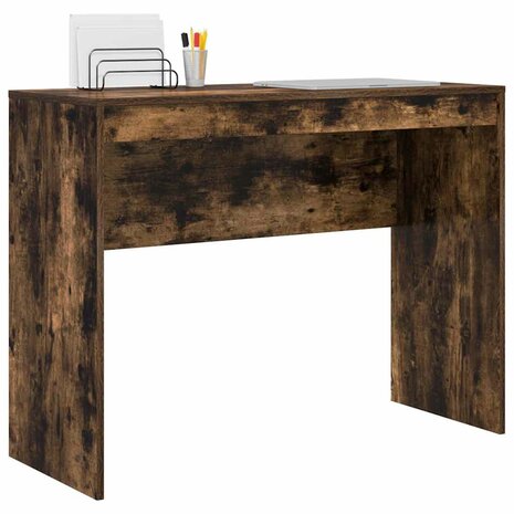 Bureau Gerookt eiken 100 x 40 x 76 cm Bewerkt hout 3