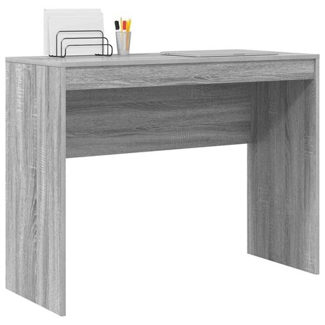 Bureau Grijs sonoma 100 x 40 x 76 cm Bewerkt hout 3