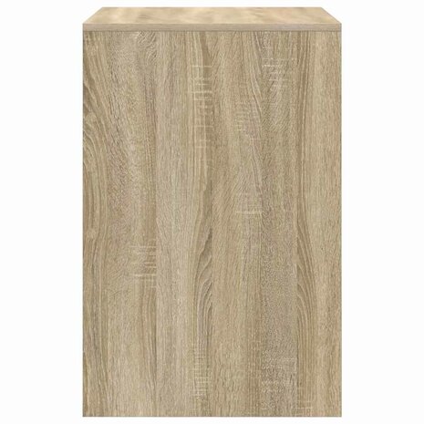 Bureau Sonoma eiken 60 x 50 x 76 cm Bewerkt hout 6