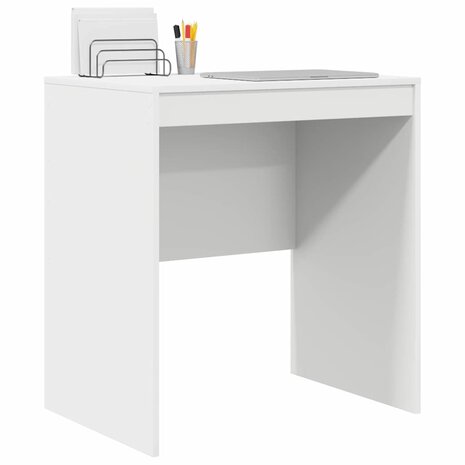 Bureau Wit 70 x 50 x 76 cm Bewerkt hout 3