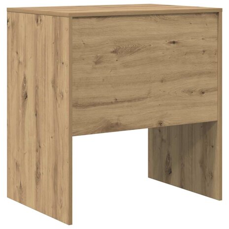 Bureau artisanaal eikenkleurig 70 x 50 x 76 cm Bewerkt hout 7