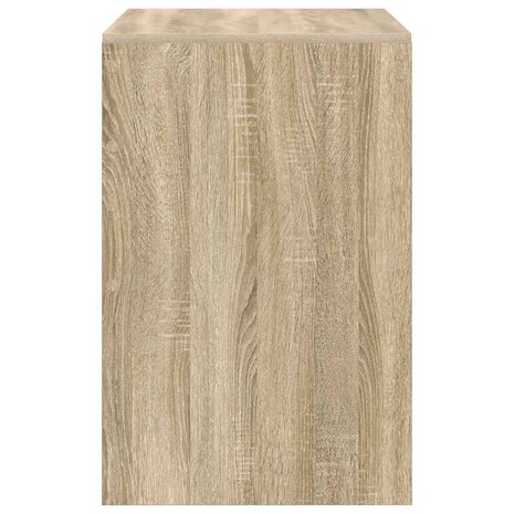 Bureau Sonoma eiken 80 x 50 x 76 cm Bewerkt hout 6