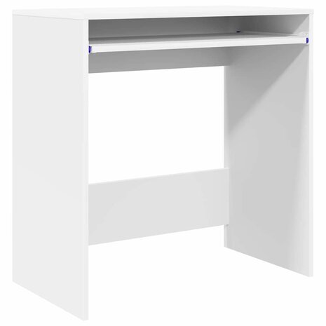 Bureau met plank met opslag Wit 77,5 x 43 x 79 cm Bewerkt hout 2