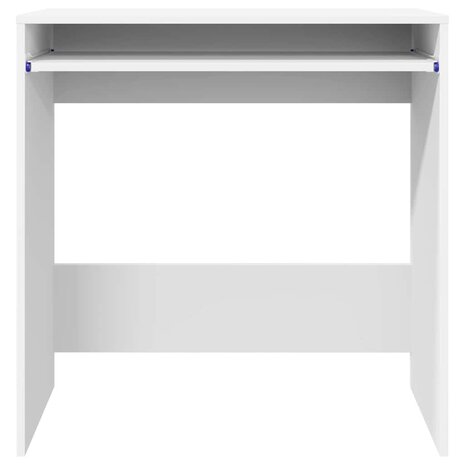 Bureau met plank met opslag Wit 77,5 x 43 x 79 cm Bewerkt hout 6