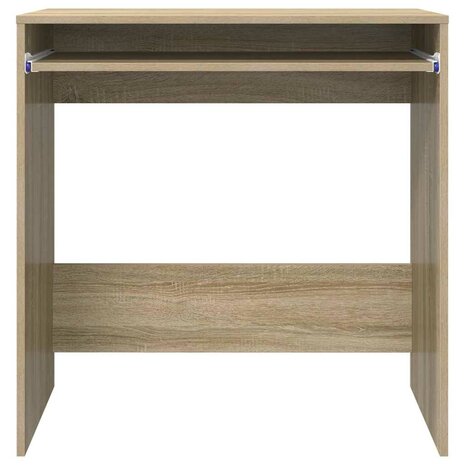 Bureau met plank Sonoma eiken 77,5 x 43 x 79 cm Bewerkt hout 6