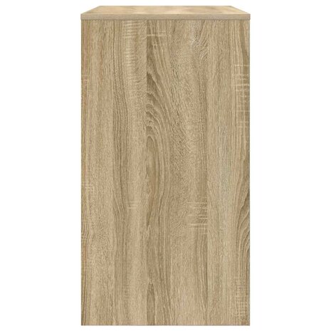 Bureau met plank Sonoma eiken 77,5 x 43 x 79 cm Bewerkt hout 7