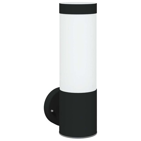 Buitenwandlamp Zwart 12 x 7.5 x 27 cm Roestvrij staal 2