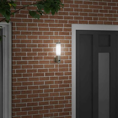 Buitenwandlamp Zilver 12 x 7.5 x 29 cm Roestvrij staal 3