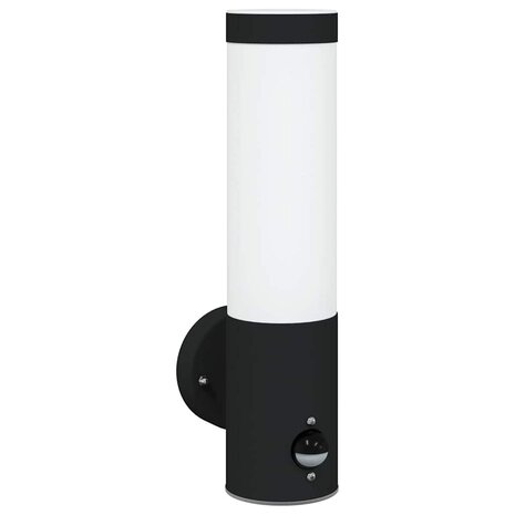 Buitenwandlampen 2 pcs Zwart 12 x 7.5 x 29 cm Roestvrij staal 4