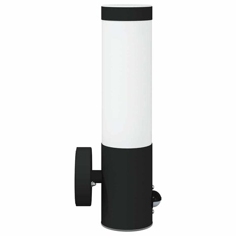 Buitenwandlampen 2 pcs Zwart 12 x 7.5 x 29 cm Roestvrij staal 6