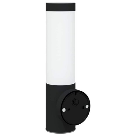 Buitenwandlampen 2 pcs Zwart 12 x 7.5 x 29 cm Roestvrij staal 7