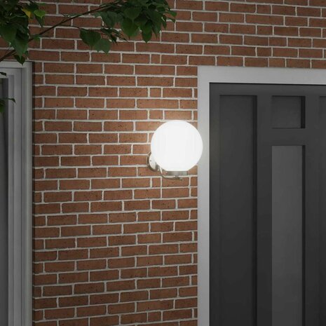 Buitenwandlamp Zilver 29 x 25 x 33 cm Roestvrij staal 3