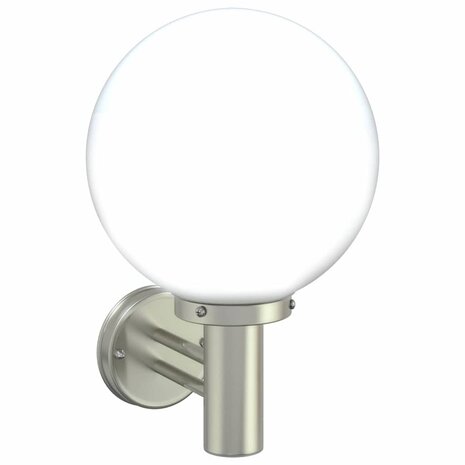 Buitenwandlampen 2 pcs Zilver 28 x 25 x 38 cm Roestvrij staal 7