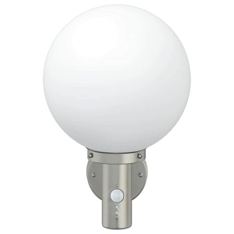 Buiten Wandlamp Zilver 28 x 25 x 38 cm Roestvrij staal 4