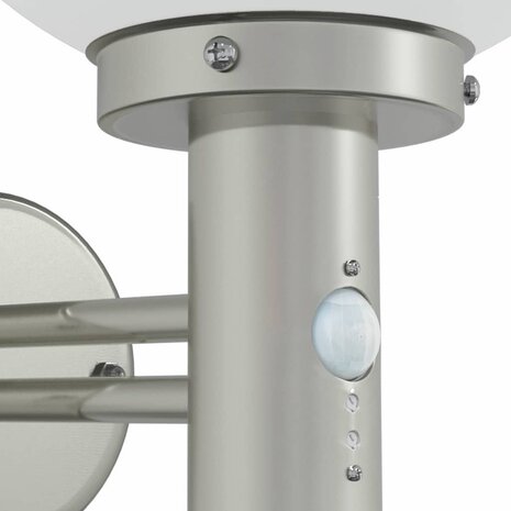Buiten Wandlamp Zilver 28 x 25 x 38 cm Roestvrij staal 8