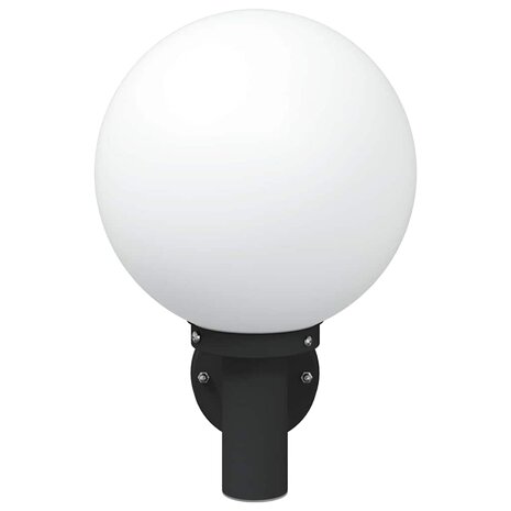 Buiten Wandlamp Zwart 28 x 25 x 38 cm Roestvrij staal 4