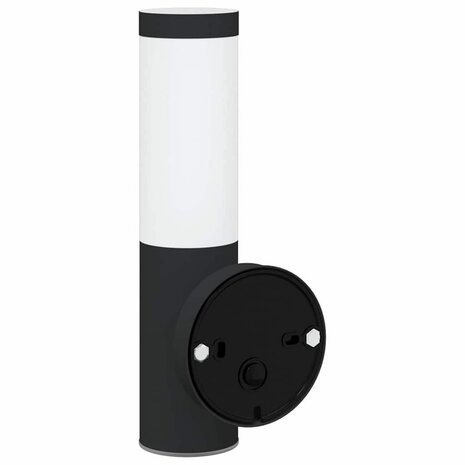 Buiten Wandlamp Zwart 15 x 7.5 x 33 cm Roestvrij staal 6