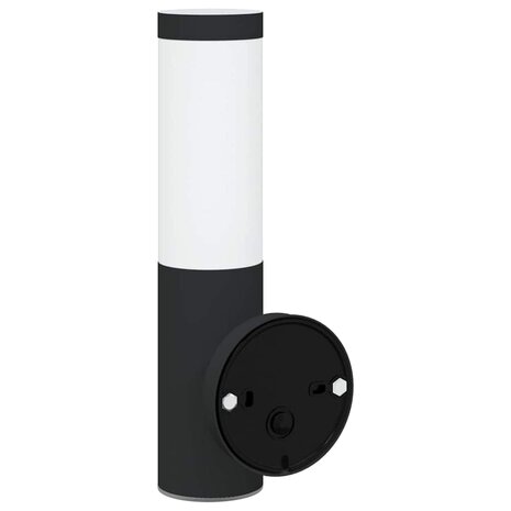 Buiten Wandlamp Zwart 15 x 7.5 x 33 cm Roestvrij staal 6