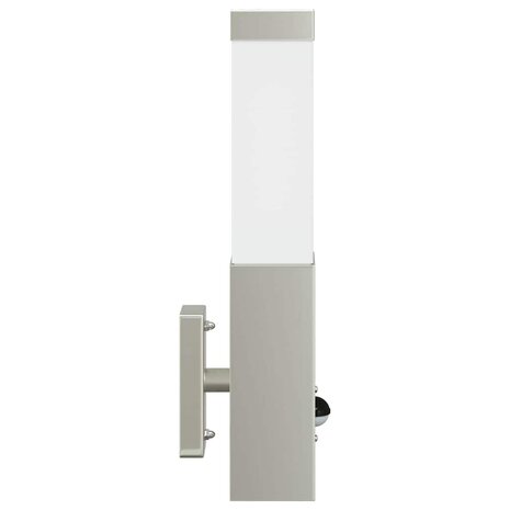 Buitenwandlampen 2 pcs Zilver 10.5 x 6 x 35 cm Roestvrij staal 6
