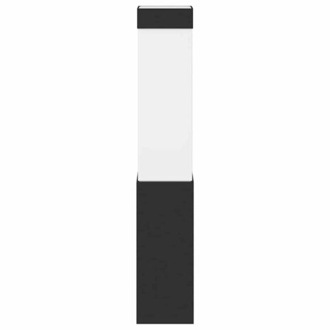 Buitenwandlampen 2 pcs Zwart 10.5 x 6 x 35 cm Roestvrij staal 5