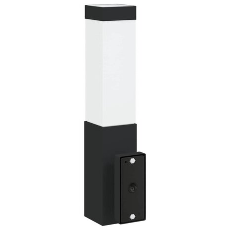 Buitenwandlampen 2 pcs Zwart 10.5 x 6 x 35 cm Roestvrij staal 7