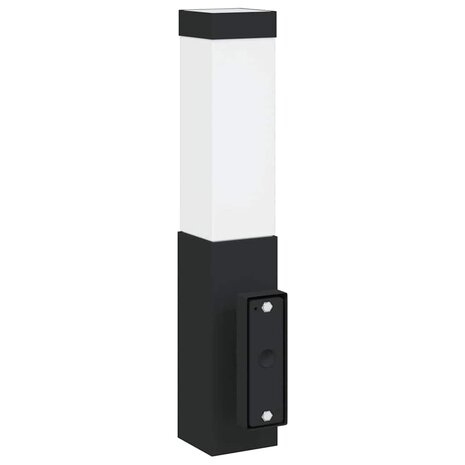 Buitenwandlampen 2 pcs Zwart 10.5 x 6 x 35 cm Roestvrij staal 7