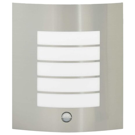 Buitenwandlamp 2 pcs Zilver 23.5 x 10.5 x 26 cm Roestvrij staal 4