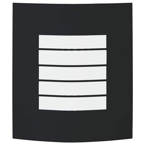 Buitenwandlampen 2 pcs Zwart 23.5 x 10.5 x 26 cm 5