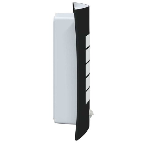 Buitenwandlamp 2 pcs Zwart 23.5 x 10.5 x 26 cm Roestvrij staal 5