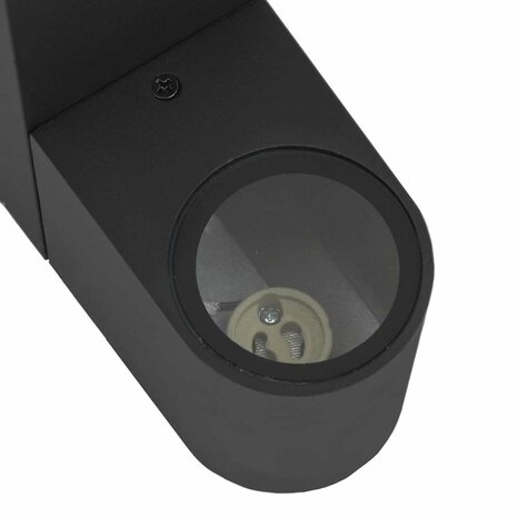 Buitenwandlamp Zwart 12 x 7 x 15 cm Roestvrij staal 8