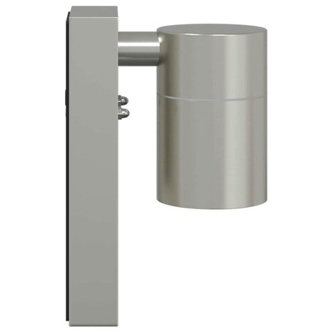 Buitenwandlampen 2 pcs Zilver 6.5 x 10.5 x 16 cm 6