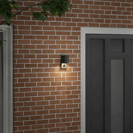 Buiten Wandlamp Zwart 6.5 x 10.5 x 16 cm Roestvrij staal 3