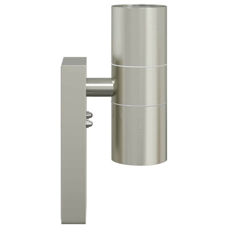 Buitenwandlamp Zilver 7 x 10 x 22 cm Roestvrij staal 5