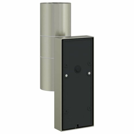 Buitenwandlampen 2 pcs Zilver 7 x 10 x 22 cm Roestvrij staal 7