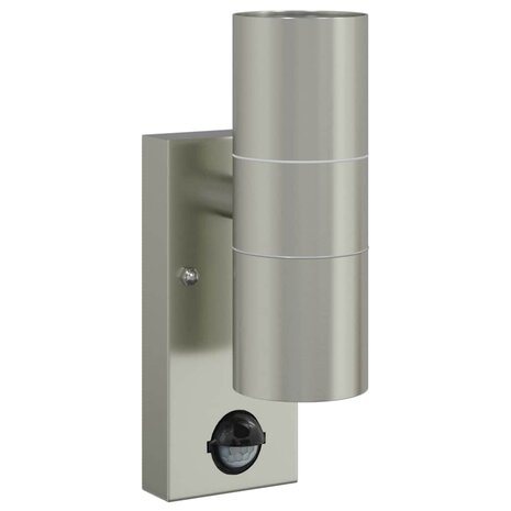 Buitenwandlampen 2 pcs Zilver 7 x 10 x 22 cm Roestvrij staal 4